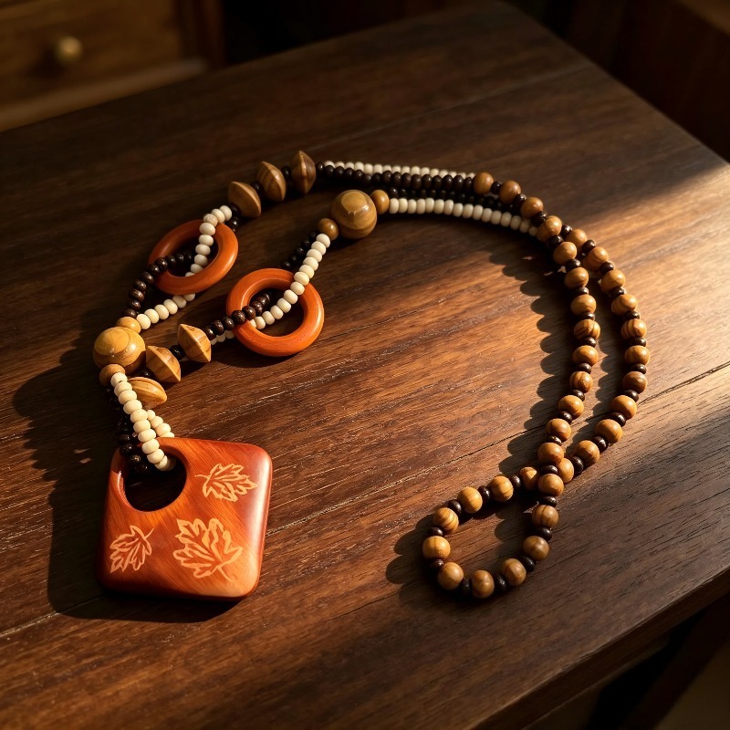 Bohemian Vintage Ethnic Long Sweater Chain Necklace